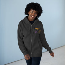 Load image into Gallery viewer, Maya's See-Saw - Unisex Premium Full Zip Hoodie - Keen Eye Design