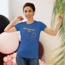Load image into Gallery viewer, Maya's See-Saw - Women's Triblend Tee - Keen Eye Design