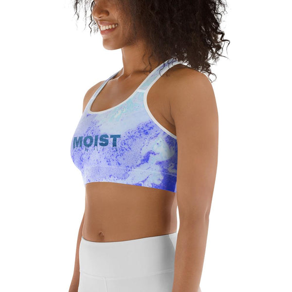 Moist (Answer - Water Style) - Sports bra - Keen Eye Design