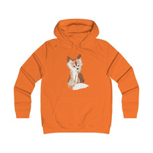 Load image into Gallery viewer, New Fox - Girlie College Hoodie - Keen Eye Design