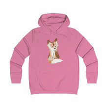 Load image into Gallery viewer, New Fox - Girlie College Hoodie - Keen Eye Design