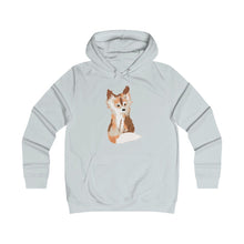 Load image into Gallery viewer, New Fox - Girlie College Hoodie - Keen Eye Design