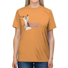 Load image into Gallery viewer, New Fox - Girl's & Unisex Orange Triblend Tee - Keen Eye Design
