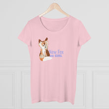 Load image into Gallery viewer, New Fox - Organic Women's Lover T-Shirt (Pink) - Keen Eye Design