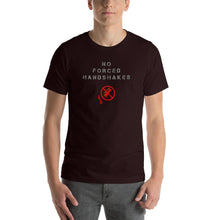 Load image into Gallery viewer, No Forced Handshakes - Premium Unisex T-Shirt - Keen Eye Design