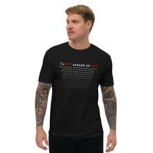 Load image into Gallery viewer, Not Afraid Of Any - Premium Men's Fitted T-shirt - Keen Eye Design
