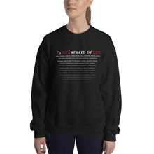 Load image into Gallery viewer, Not Afraid Of Any - Unisex Sweatshirt - Keen Eye Design
