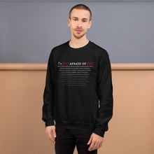 Load image into Gallery viewer, Not Afraid Of Any - Unisex Sweatshirt - Keen Eye Design