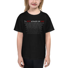 Load image into Gallery viewer, Not Afraid Of Any - Youth T-Shirt - Keen Eye Design