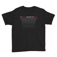 Load image into Gallery viewer, Not Afraid Of Any - Youth T-Shirt - Keen Eye Design
