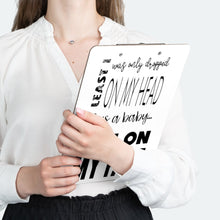 Load image into Gallery viewer, Not On My Face - Clipboard (White) - Keen Eye Design