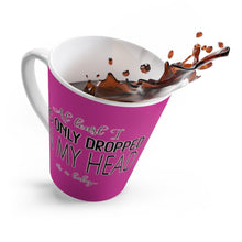Load image into Gallery viewer, Not On My Face - Latte Mug (Deep Purple) - Keen Eye Design