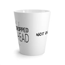 Load image into Gallery viewer, Not On My Face - Latte Mug (Marshmallow White) - Keen Eye Design