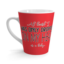 Load image into Gallery viewer, Not On My Face - Latte Mug (Spicy Red) - Keen Eye Design