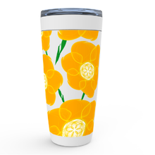 Load image into Gallery viewer, Orange Hippyflower - Viking Steel Tumbler 20oz - Keen Eye Design