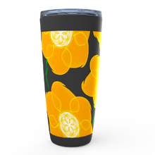 Load image into Gallery viewer, Orange Hippyflower - Viking Steel Tumbler 20oz - Keen Eye Design