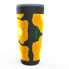 Load image into Gallery viewer, Orange Hippyflower - Viking Steel Tumbler 20oz - Keen Eye Design
