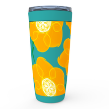 Load image into Gallery viewer, Orange Hippyflower - Viking Steel Tumbler 20oz - Keen Eye Design