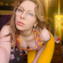 Load image into Gallery viewer, Orangeflower Pattern Med Gray - AOP Fitted Tank Top - Keen Eye Design