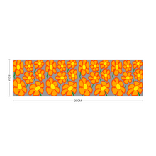 Load image into Gallery viewer, Orangeflower on Med Gray (Blossoms) - Unisex Headband - Keen Eye Design