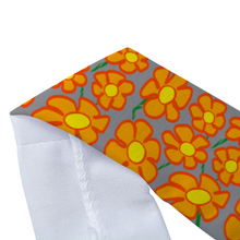 Load image into Gallery viewer, Orangeflower on Med Gray (Blossoms) - Unisex Headband - Keen Eye Design