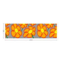 Load image into Gallery viewer, Orangeflower on Med Gray - Unisex Headband - Keen Eye Design
