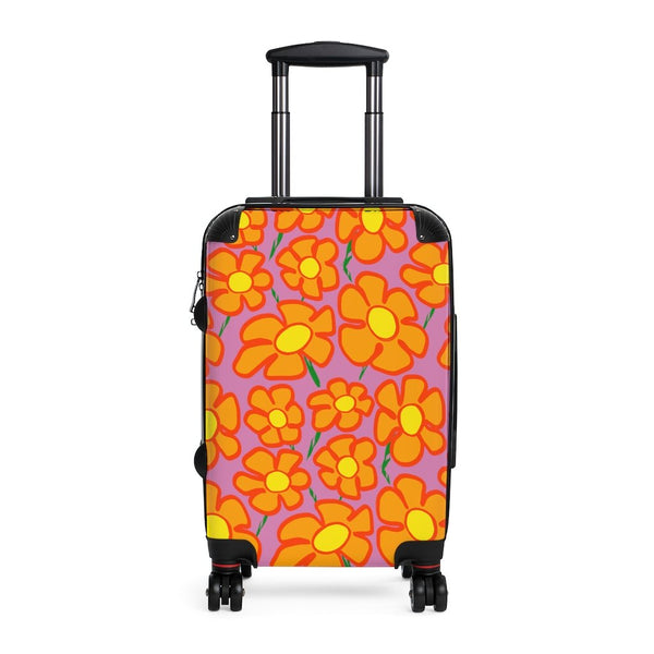 Orangeflower on Pink - Cabin Suitcase - Keen Eye Design