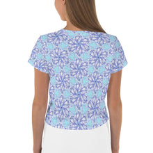 Load image into Gallery viewer, Prism-Blue - AOP Crop Tee - Keen Eye Design