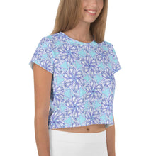 Load image into Gallery viewer, Prism-Blue - AOP Crop Tee - Keen Eye Design