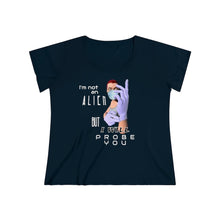 Load image into Gallery viewer, Probe You (Full - Gal) - Women's Curvy Tee - Keen Eye Design