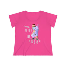 Load image into Gallery viewer, Probe You (Full - Gal) - Women's Curvy Tee - Keen Eye Design