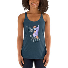 Load image into Gallery viewer, Probe You (Full - Gal) - Women's Racerback Tank - Keen Eye Design