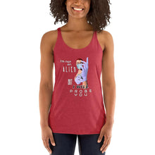 Load image into Gallery viewer, Probe You (Full - Gal) - Women's Racerback Tank - Keen Eye Design