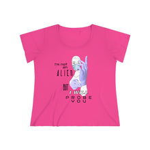 Load image into Gallery viewer, Probe You (Lite - Gal) Women's Curvy Tee - Keen Eye Design