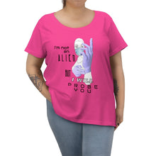 Load image into Gallery viewer, Probe You (Lite - Gal) Women's Curvy Tee - Keen Eye Design