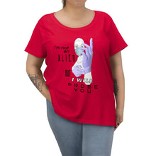 Load image into Gallery viewer, Probe You (Lite - Gal) Women's Curvy Tee - Keen Eye Design