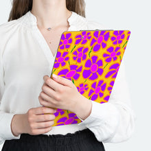 Load image into Gallery viewer, Purpleflower Pattern on Gold - Clipboard - Keen Eye Design