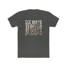 Load image into Gallery viewer, Six Ways Sideways Always (Sandtracks 2) - Men's Fitted Premium T-Shirt - now with more colours! - Keen Eye Design