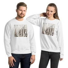 Load image into Gallery viewer, Six Ways Sideways Always (Sandtracks 2) - Unisex Sweatshirt - Keen Eye Design