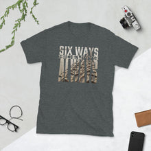 Load image into Gallery viewer, Six Ways Sideways Always (Sandtracks 2) - Unisex T-Shirt - Keen Eye Design