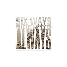 Load image into Gallery viewer, Six Ways Sideways - Bubble-free stickers - Keen Eye Design