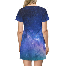 Load image into Gallery viewer, Starscape - AOP T-Shirt Dress - Keen Eye Design