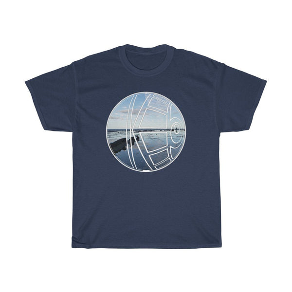 The Shorescape Reflection - Part 1 - Unisex Heavy Cotton Tee - Keen Eye Design