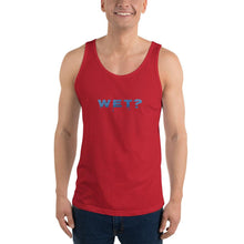 Load image into Gallery viewer, Wet? (Question - Water Style) - Premium Unisex Tank Top - Keen Eye Design