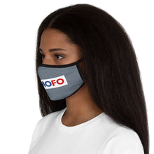 Load image into Gallery viewer, Scomofo - Fitted Polyester Face Mask (indigo with black trim)