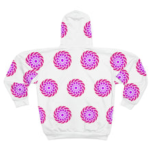 Load image into Gallery viewer, Radisolarc BP03PTWH - AOP Unisex Zip Hoodie