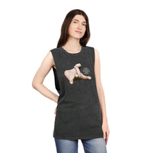 Load image into Gallery viewer, CRUSTYFLICKER Dogtag Hand - Unisex Stonewash Tank Top