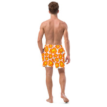 Load image into Gallery viewer, Orangeflower on White - Men's Swim Trunks (Unisex Board Shorts)