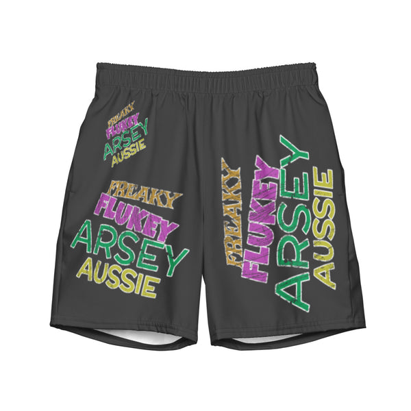 Freaky Flukey Arsey Aussie V2 - Men's Swim Trunks / Board Shorts