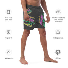 Load image into Gallery viewer, Freaky Flukey Arsey Aussie V2 - Men's Swim Trunks / Board Shorts